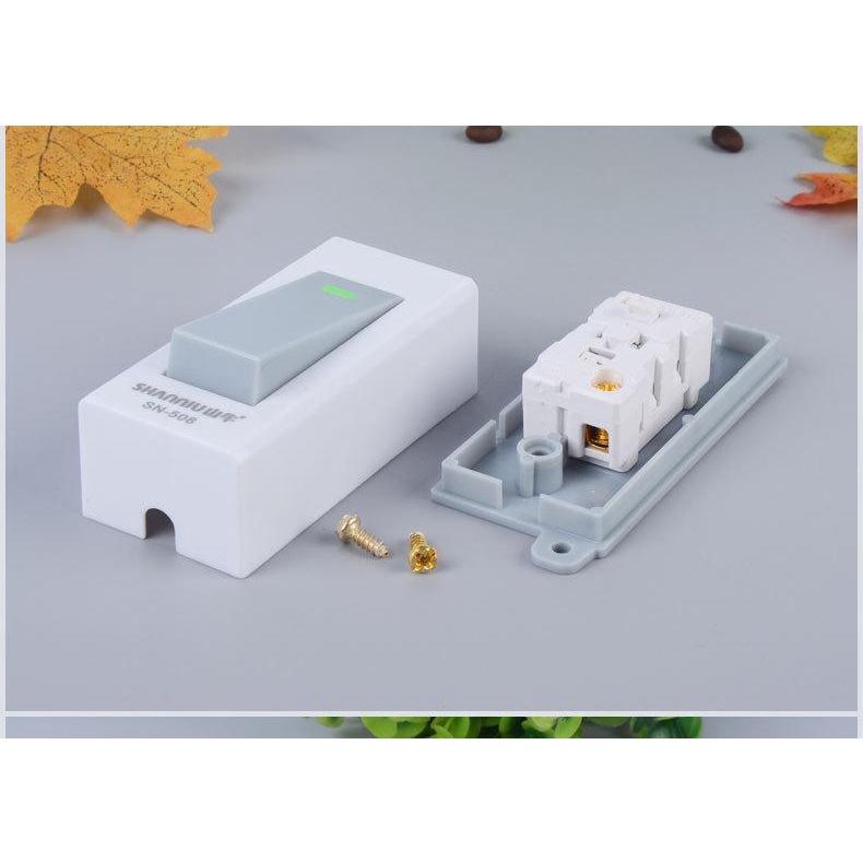 Công tắc đầu giường loại treo tường 10-16A 250V có thể được cố định trên tường