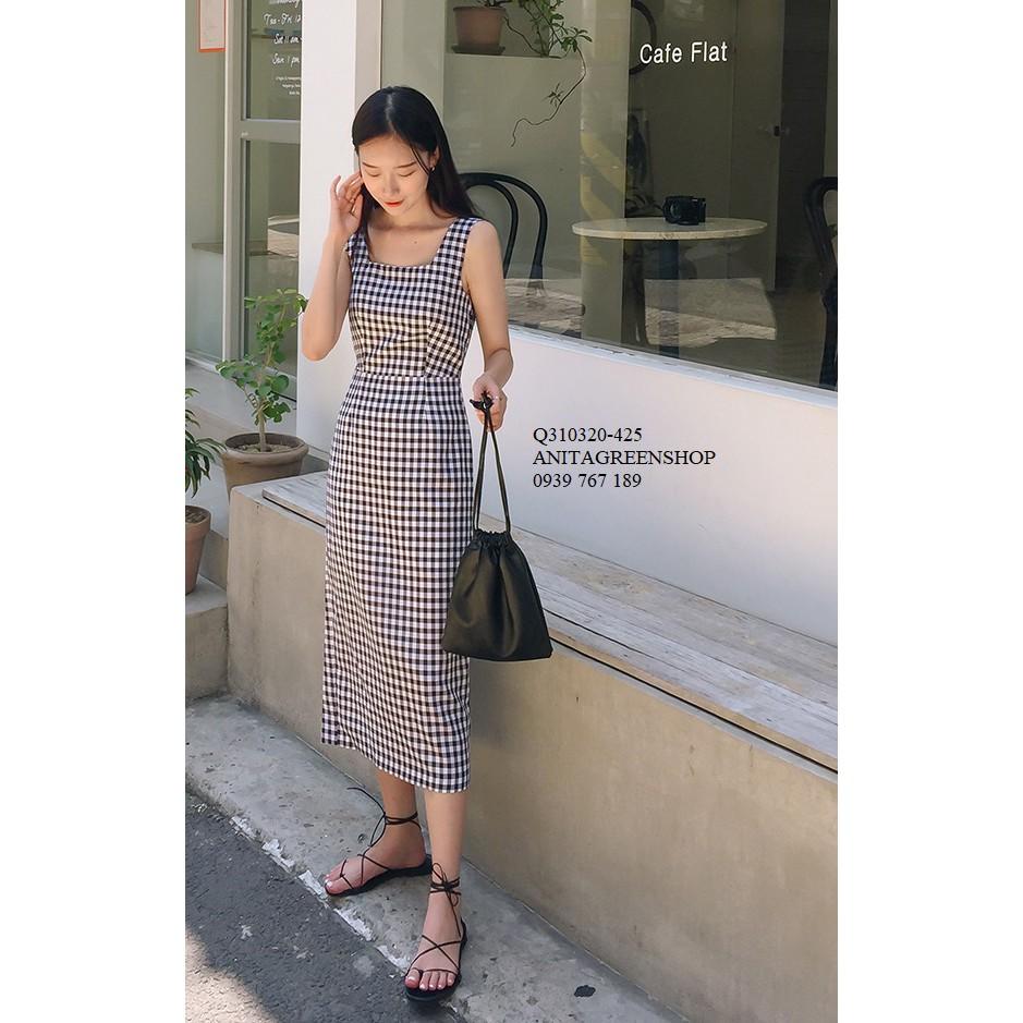 Q310320 ĐẦM MAXI NỮ CỔ VUÔNG
