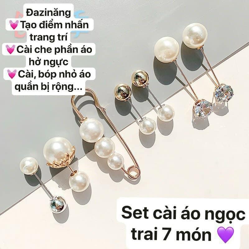 Sét cài áo 7 món mẫu mới HT0246