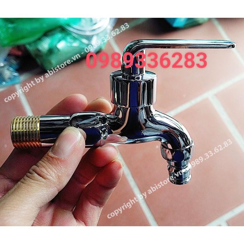 VÒI NƯỚC GẮN TƯỜNG NHÀ TẮM DN15 , VÒI HỒ MÁY GIẶT ĐẸP GIÁ RẺ
