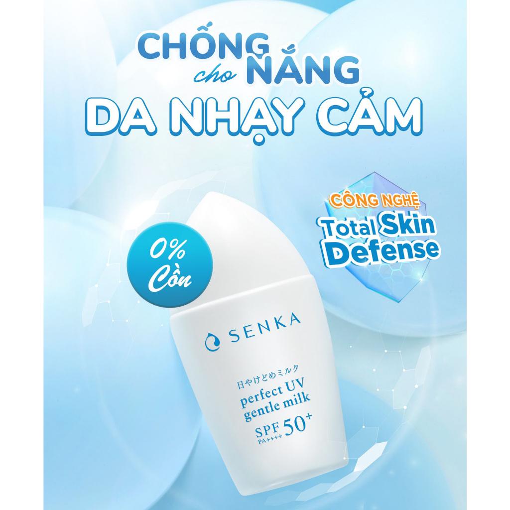 Sữa Chống Nắng Senka Perfect UV Gentle Milk 40ml