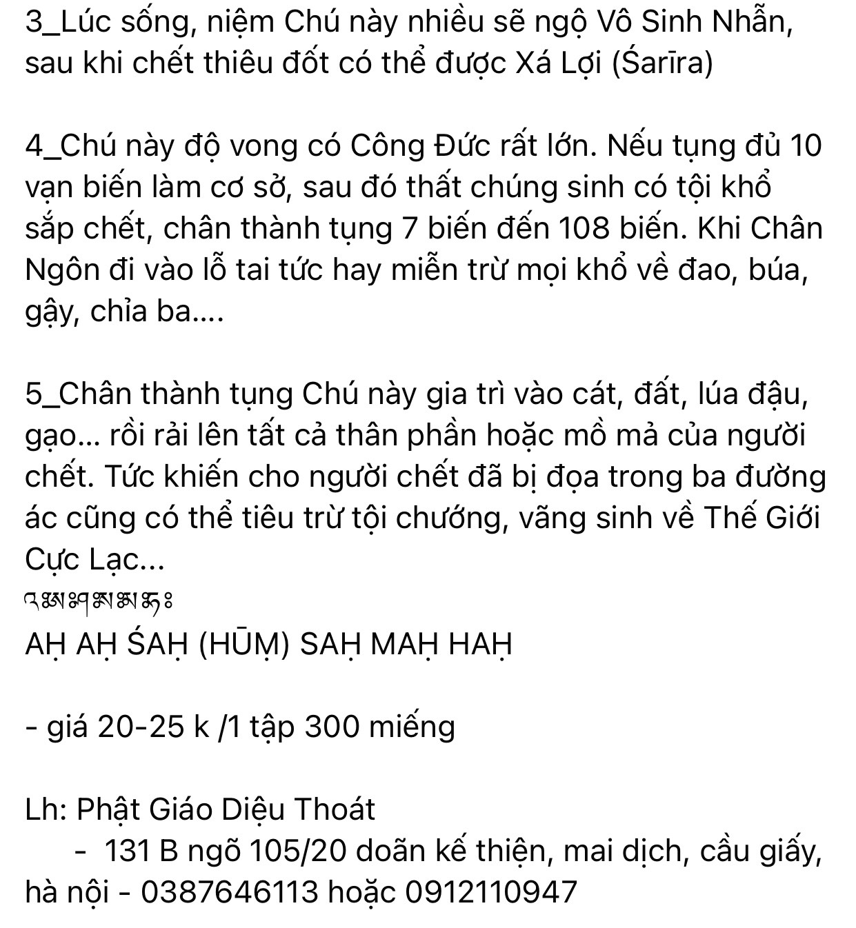 Kinh văn đốt cúng siêu độ giải thoát - đốt trừ tà, giải vong ốp