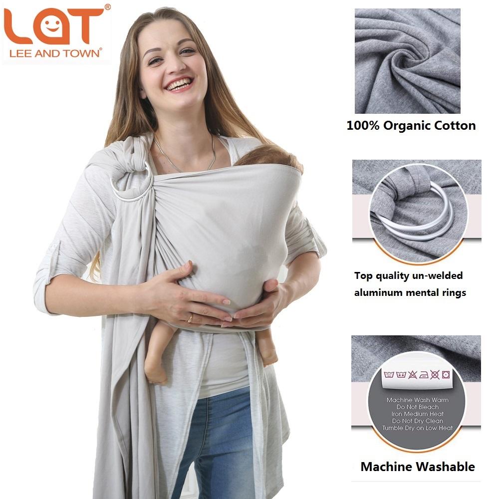 Nguyên Chất Cotton Tàu Sân Bay Trẻ Sơ Sinh Có Thể Điều Chỉnh Vòng Sling Sơ Sinh Tàu Sân Bay Bọc Kangaroo Em Bé Dây Mẹ Điều Dưỡng Bao Khăn