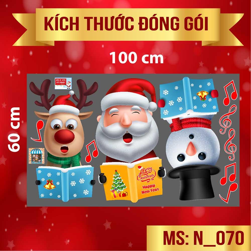 DECAL TRANG TRÍ GIÁNG SINH 2023 COMBO SỐ 2