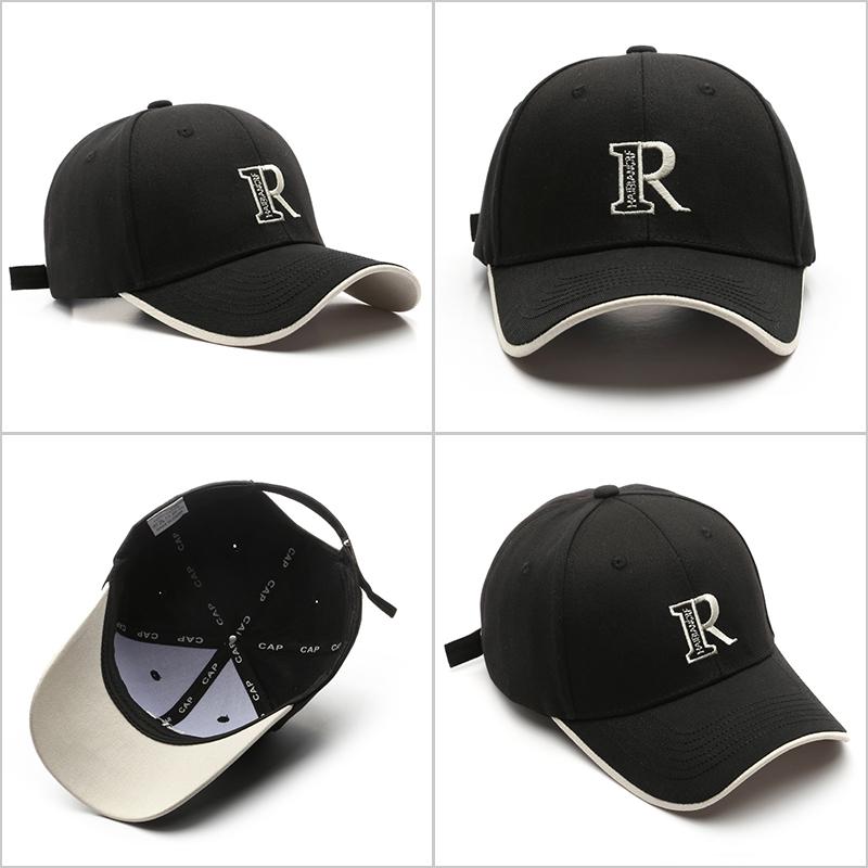 SLECKTON Thời Trang Mũ Bóng Chày Cho Nam Và Nữ Chữ R Thêu Mũ Snapback Thường Ngày Mùa Hè Nón Che Nón Thể Thao Unisex Color: Pink Size: Adjustable