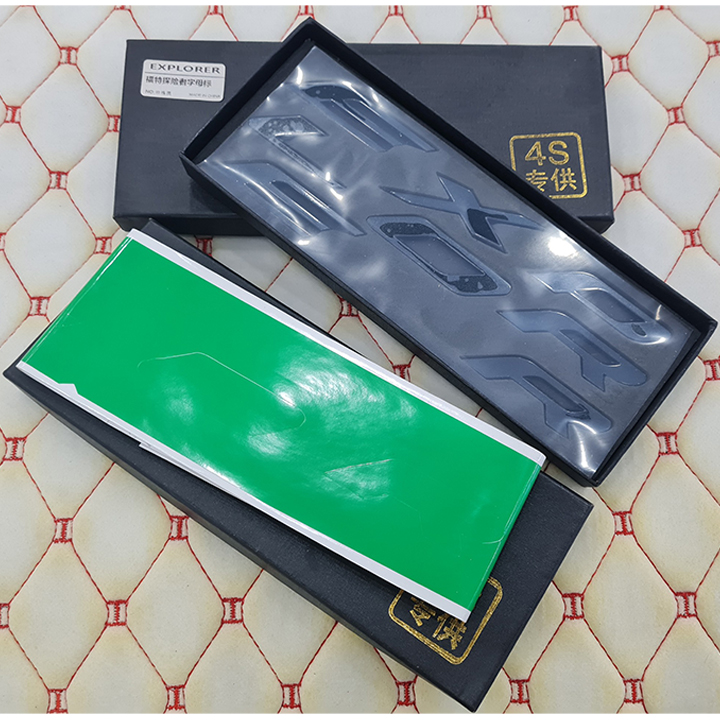 Logo Chữ Cái Dán Capo 3D Cao Cấp Chất Liệu TITAN Dành Cho Xe Ford Explorer