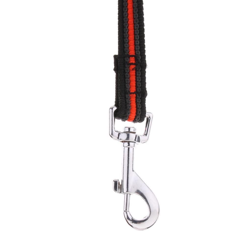 Dog Training Leash Heavy Duty Rope Lead for Dogs Puppy Orange Black