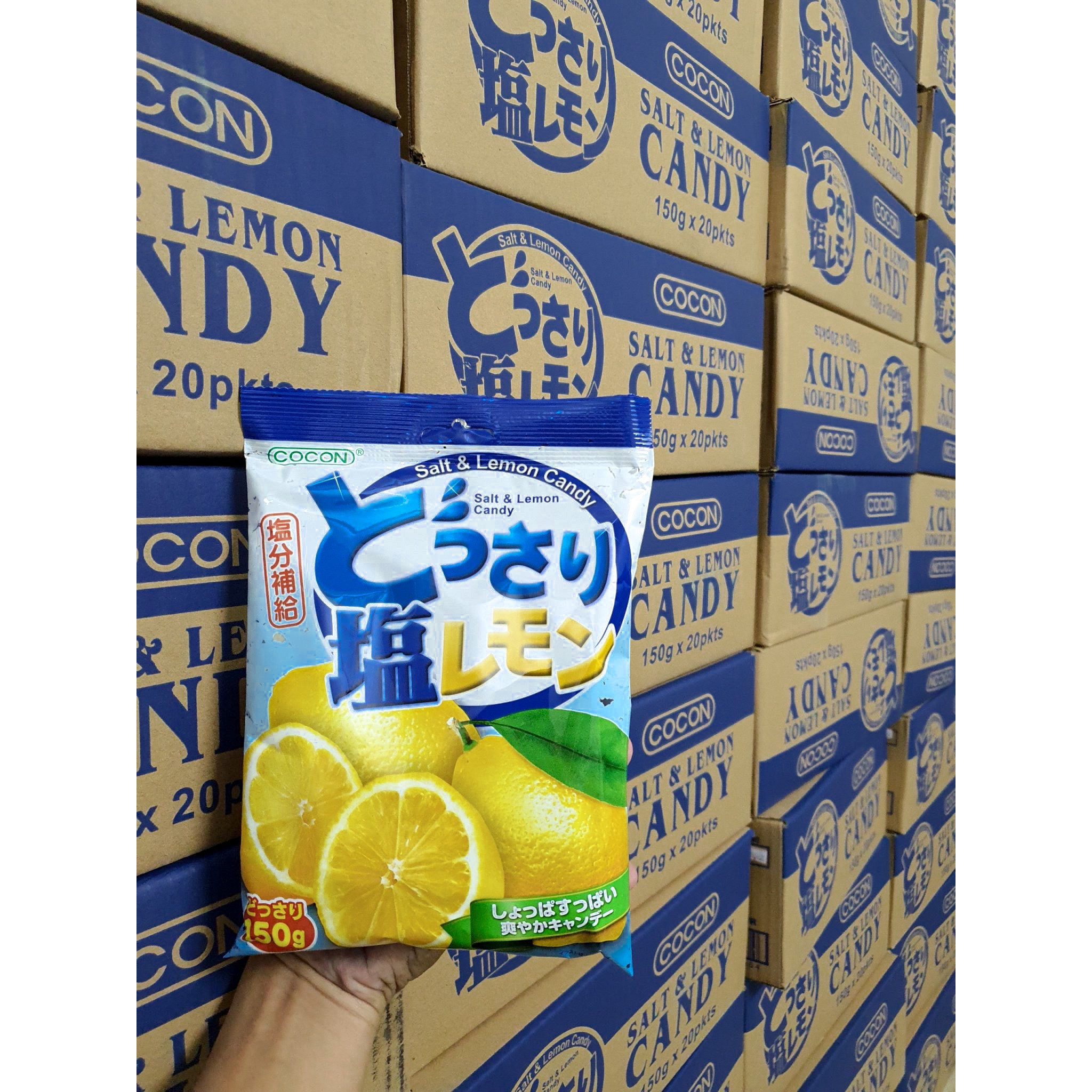 KẸO CHANH MUỐI TRUYỀN THỐNG - COCON SALT AND LEMON CANDY (Gói 150gr)