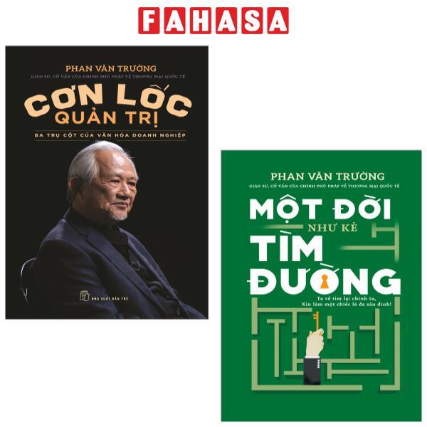 Combo Sách Cơn Lốc Quản Trị - Ba Trụ Cột Của Văn Hóa Doanh Nghiệp + Một Đời Như Kẻ Tìm Đường (Bộ 2 Cuốn)