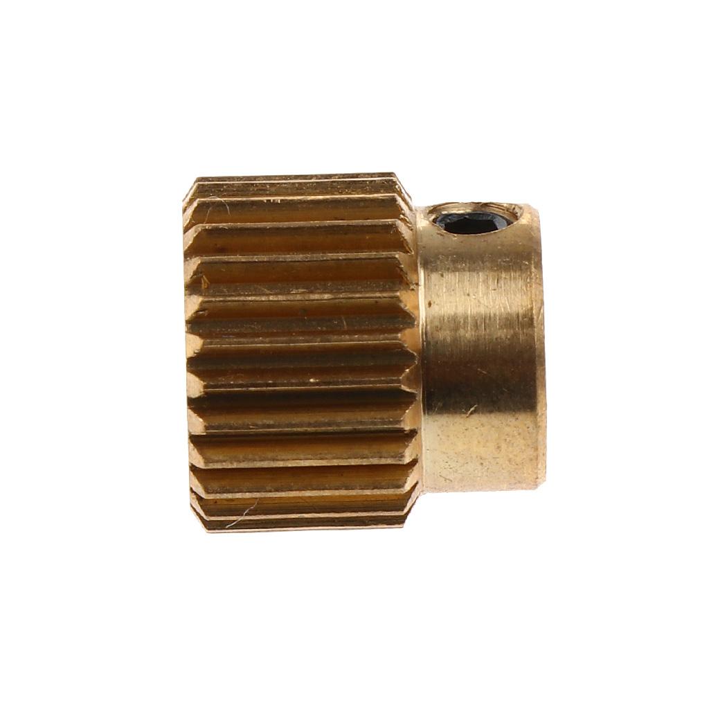 Brass 26 Teeth Extruder Gear With 5mm Bore M3 Hexagon Screw For 3D Printer