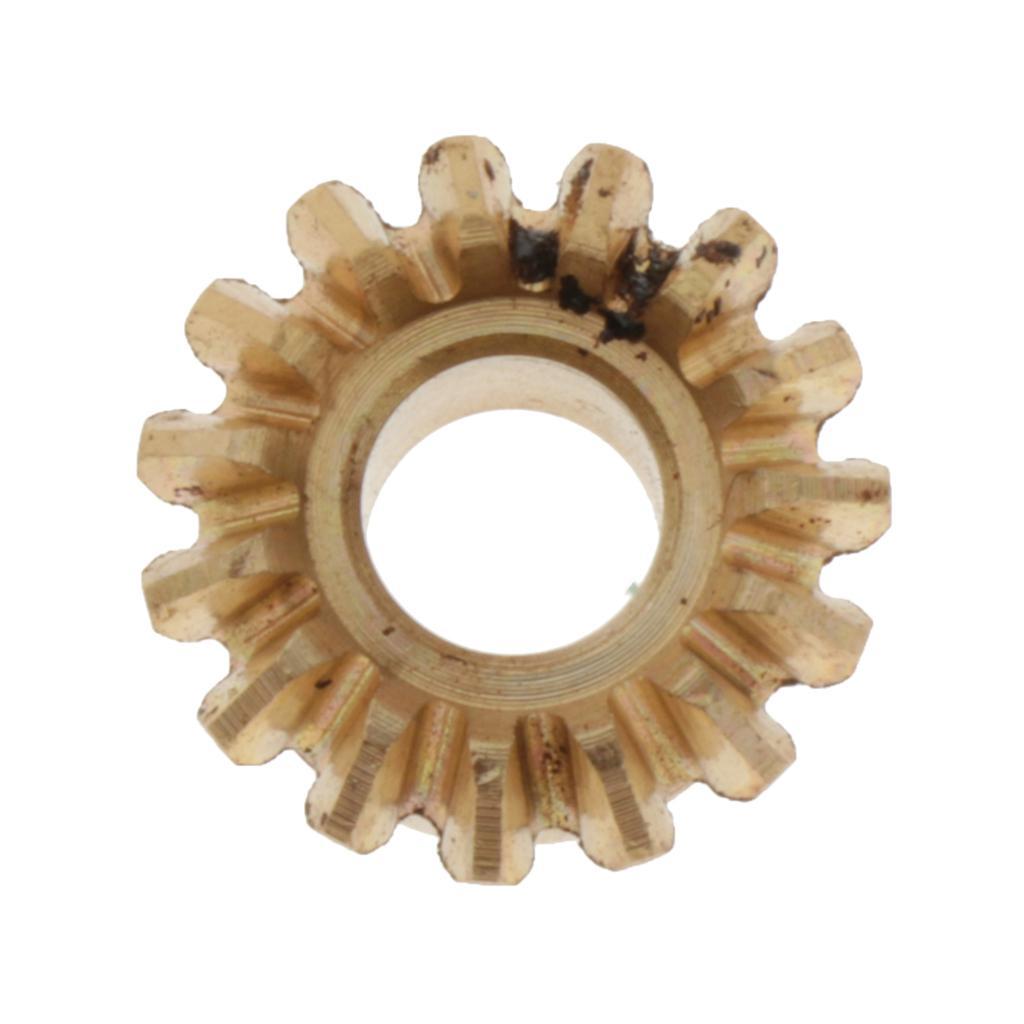 2-6pack 0.8 Modulus Brass Bevel Gear 15 Tooth 3 to 6mm Diameter Hole C