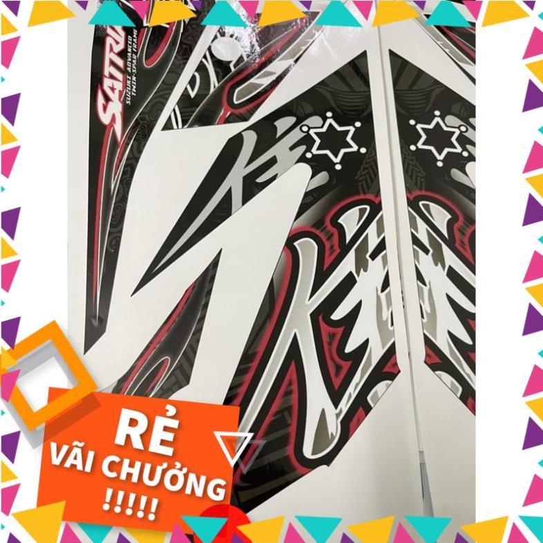 Tem rời Hâybusa cho satria đen - tem đỏ không bay màu