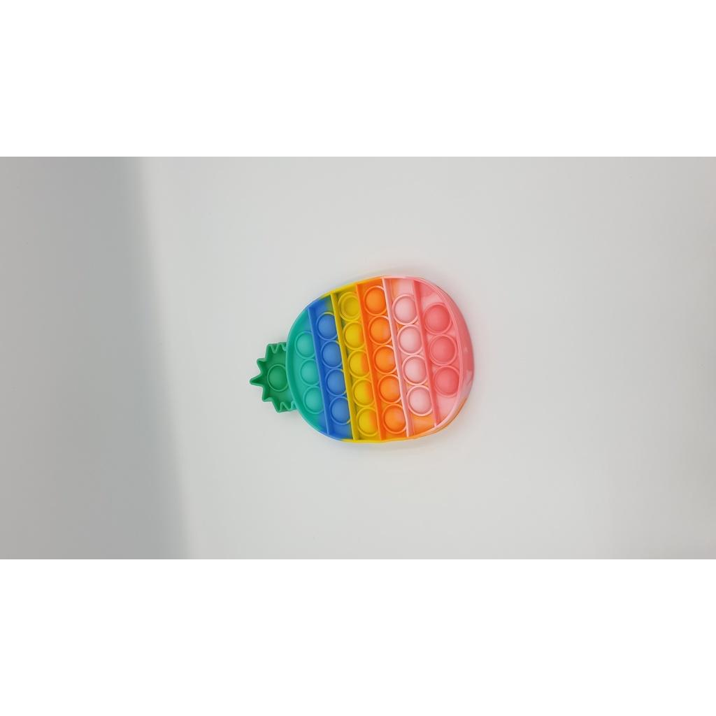 (Màu Đẹp) Pop It, Đồ Chơi Giải Tỏa Căng Thẳng,Push Pop It Fidget Toy Rainbow Color