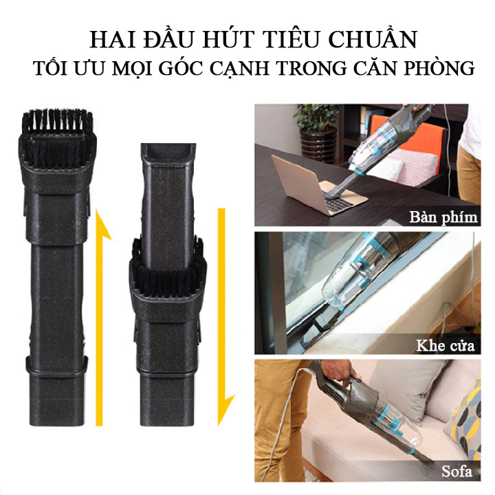 Máy Hút Bụi Gia Đình 2 trong 1 Deerma DX920 - hàng chính hãng