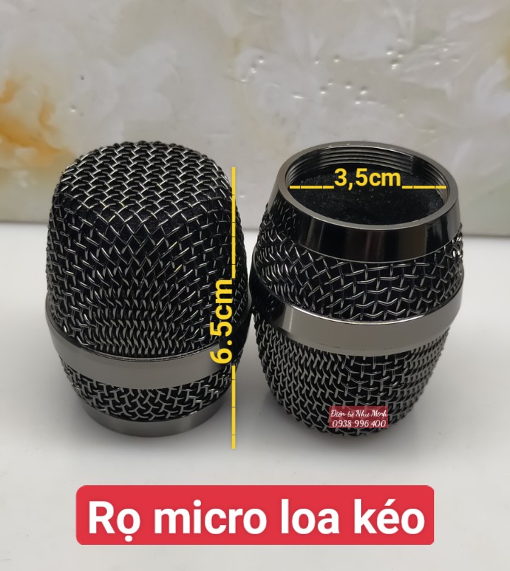 Lưới Micro chuyên dòng mic loa kéo kích thước ren  3,5cm ( gía bán 1 cặp )