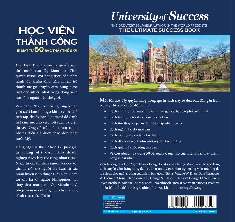 Học Viện Thành Công - Og Mandino - Tiêu Tiểu Long, Trương Ánh Nguyên dịch -