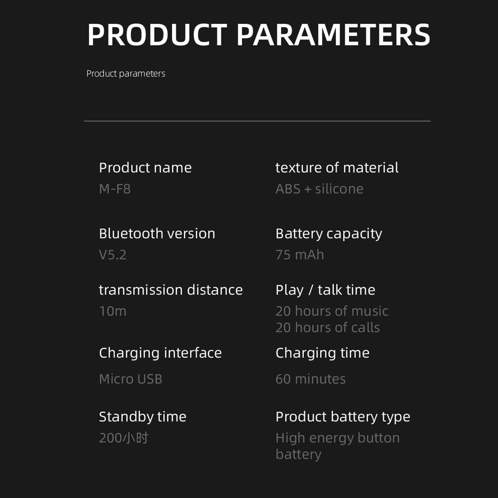 Wireless Headphones IPX4 Waterproof Stereo Noise Reduction for Running