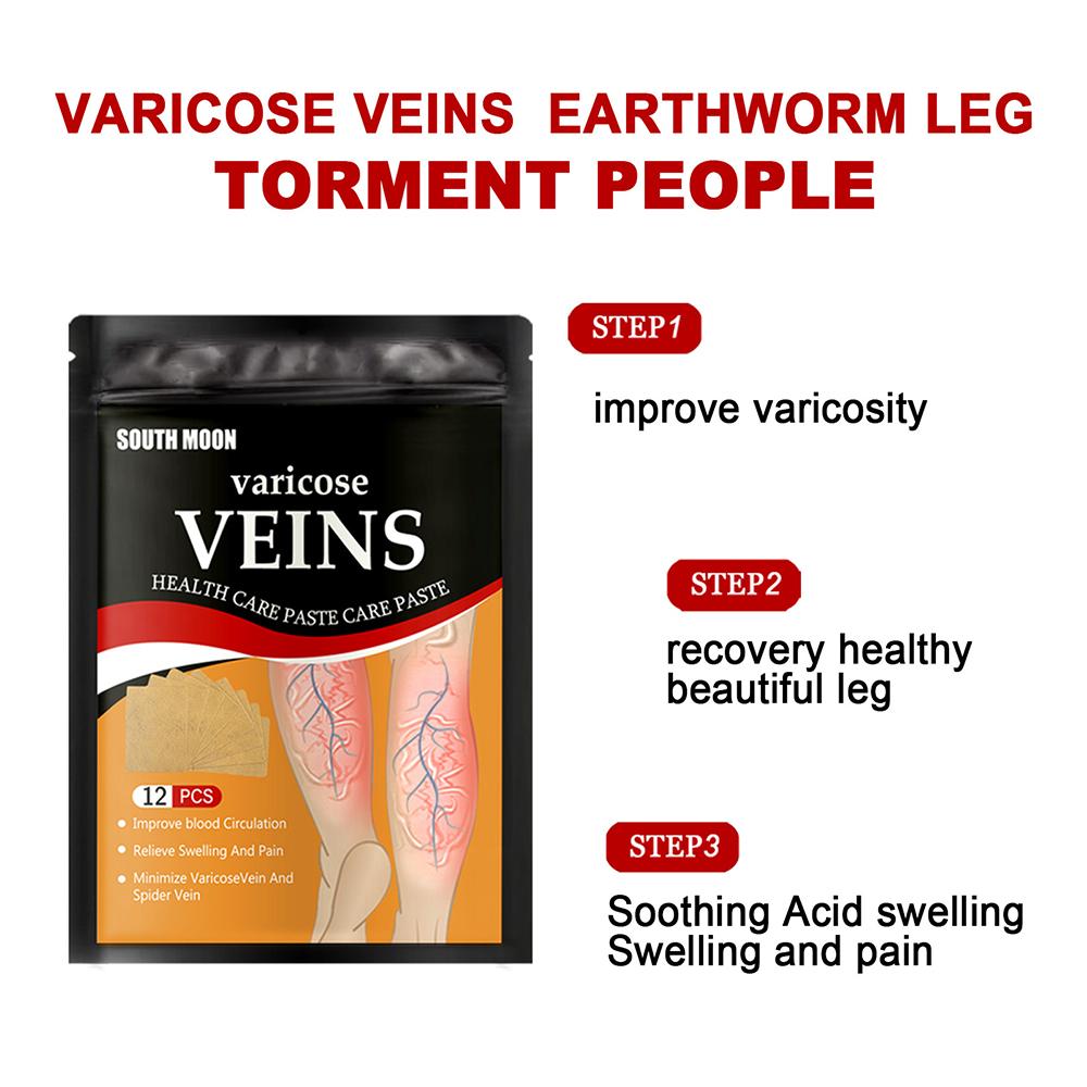 Giãn tĩnh mạch  Patch Thạch cao Patch để giảm đau chân Chăm sóc sức khỏe chân Worms 60 miếng