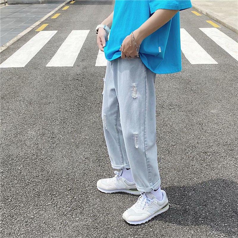 Quần Jeans Nam Kiểu Dáng Thời Trang Phong Cách Hàn Quốc