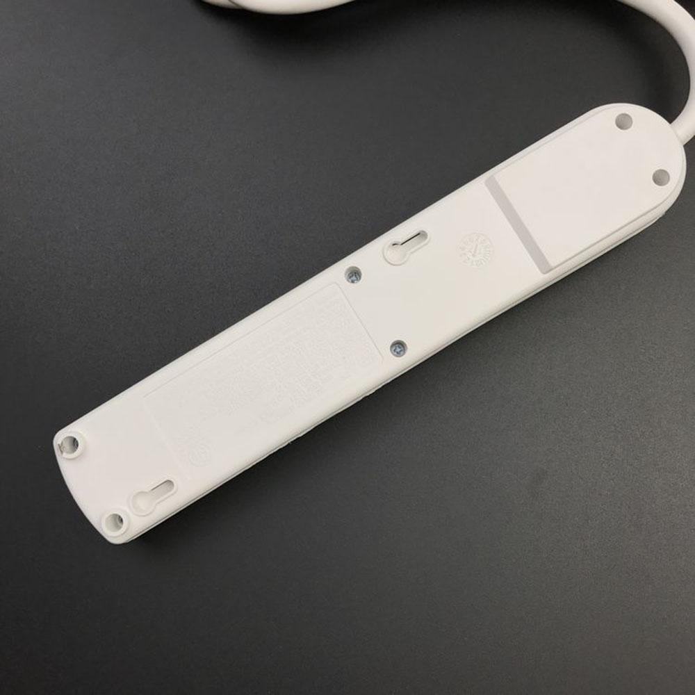 US Plug Patch Board 110V Six Wiring Socket US Plug Extension Cord