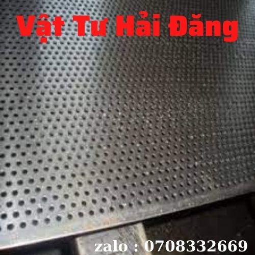 Tôn dầu đục lỗ - dày 4,5zem chuẩn,lỗ 4ly-6ly-8ly