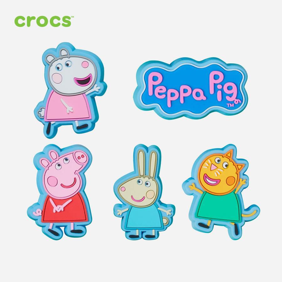 Huy hiệu Jibbitz unisex Crocs Peppa Pig 5 Pcs - 10010008