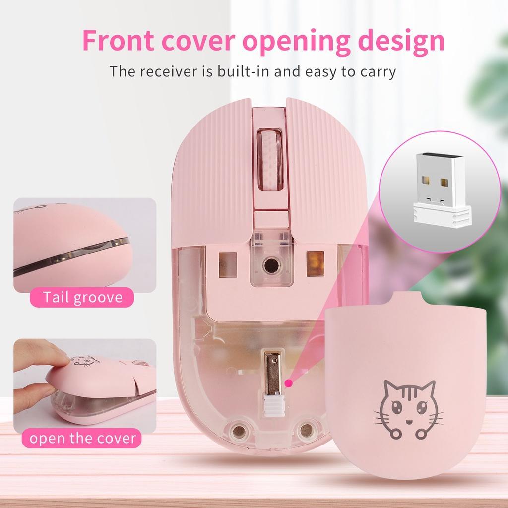 Chuột không dây NUOWA Bluetooth 2.4Ghz 2 trong 1 chất lượng cao  6 Nút Bấm Tiện Dụng