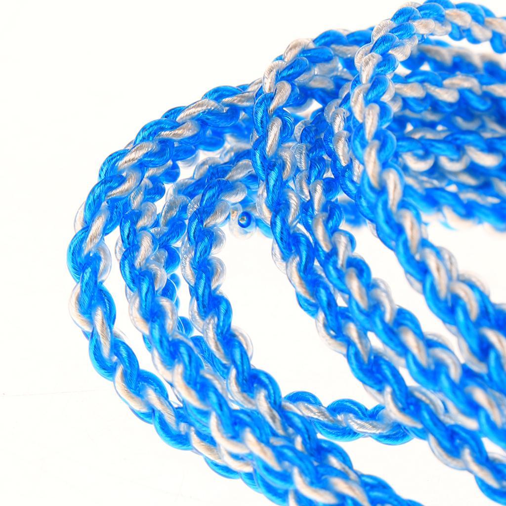 2 Pieces 4 Strands Braided Upgrade Wire 7N OCC Copper Cord DIY for Earphone