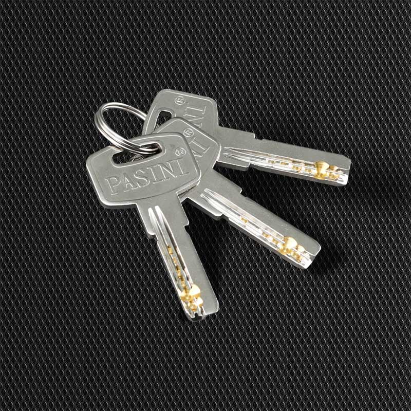 Khóa tay nắm tròn Pasini 9500 AC Màu nâu