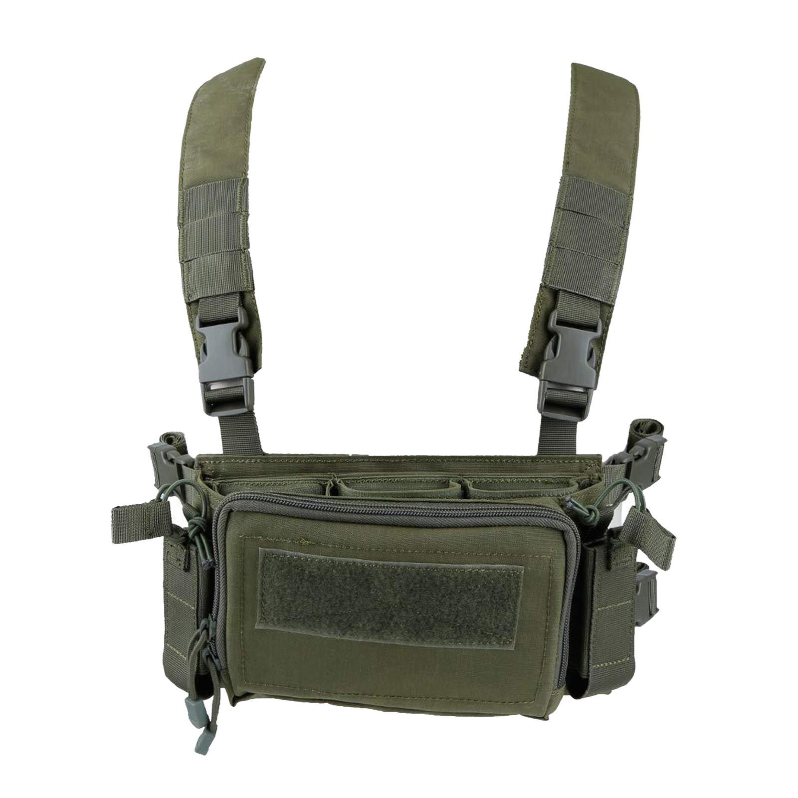 Vest with Pouch Molle Chest Plate Carrier