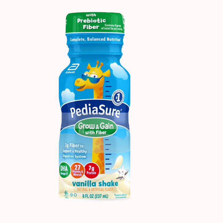 Sữa dinh dưỡng cho bé Pediasure Grow &amp; Gain with Fiber (Giàu chất xơ) 237ml - Nhập khẩu Mỹ