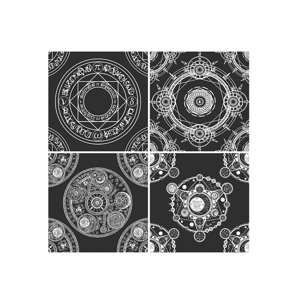 2pcs/set Creative Moroccan Self-adhesive Wall Floor Tile Sticker Home Decor