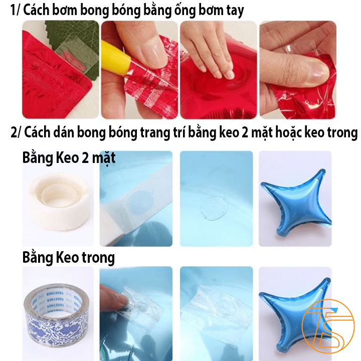 Sét bong bóng trang trí sinh nhật happy birthday kỳ lân có đèn led - Bộ trang trí thôi nôi, đám đầy tháng cho bé