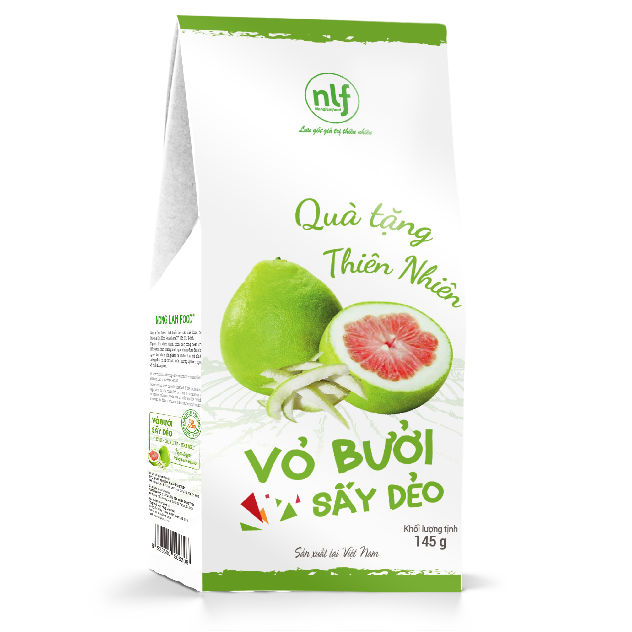 Vỏ Bưởi Sấy Dẻo Nông Lâm Food, Trái Cây Sấy Dẻo Dinh Dưỡng Ăn Liền, Hỗ Trợ Giảm Cân, Làm Đẹp Da, Tăng Đề Kháng, Giải Cảm Viêm – Hàng Chính Hãng