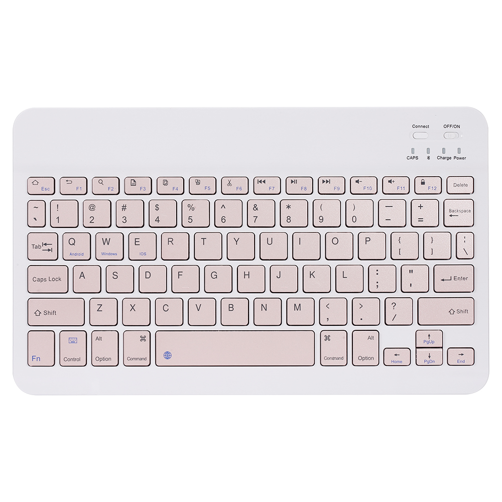 Bàn Phím BT Không Dây 10 Inch Có Thể Sạc Lại Nhiều Màu Sắc Cho Máy Tính Bảng Điện Thoại Di Động