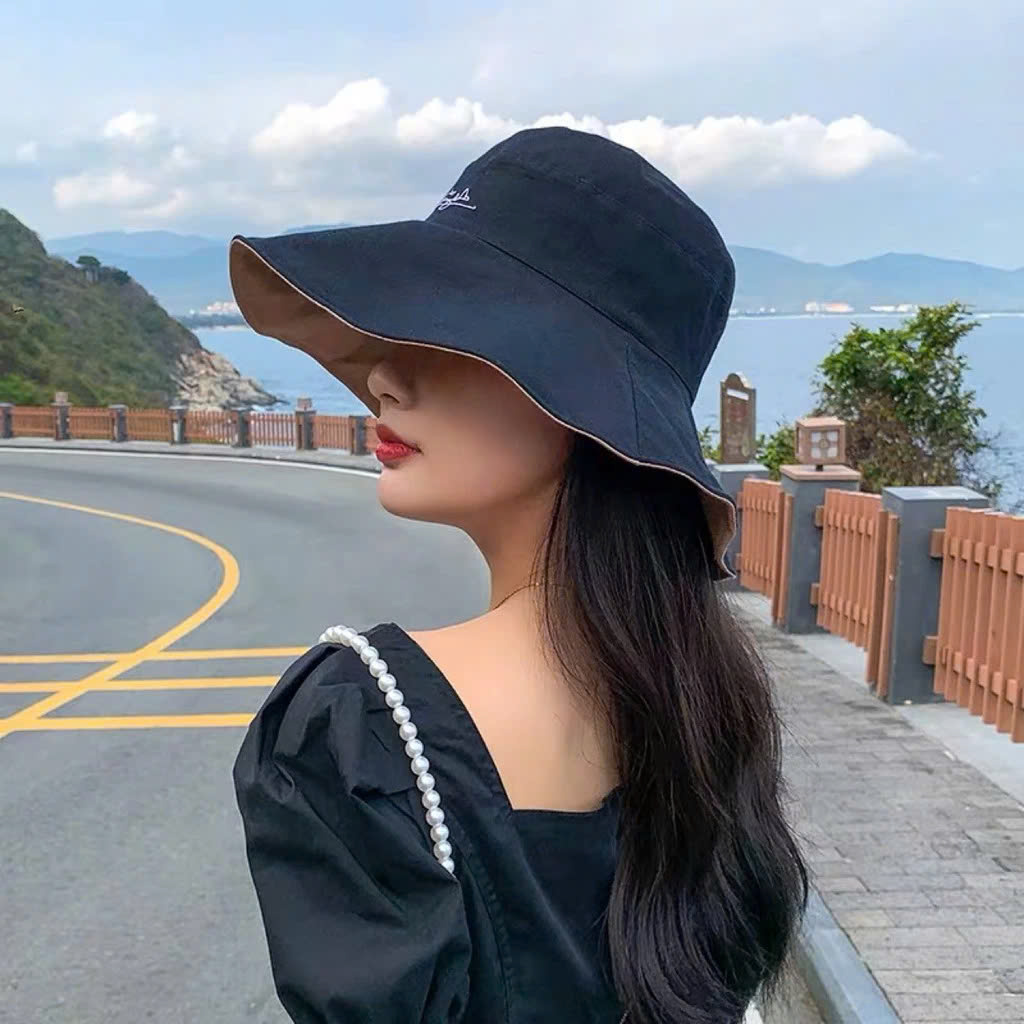 Mũ Chống Nắng Vải Dù Dễ Thương Chất Liệu Bền Đẹp, Thời Trang NÓN CHỐNG NẮNG NỮ