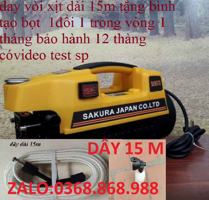 Máy rửa xe mini