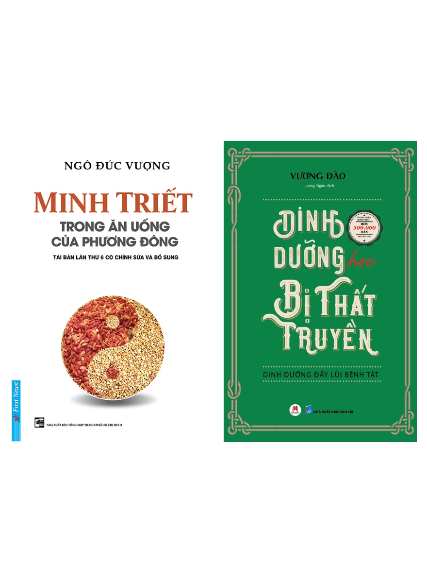 Combo Minh Triết Trong Ăn Uống Của Phương Đông + Dinh Dưỡng Học Bị Thất Truyền (Bộ 2 Cuốn) - HH