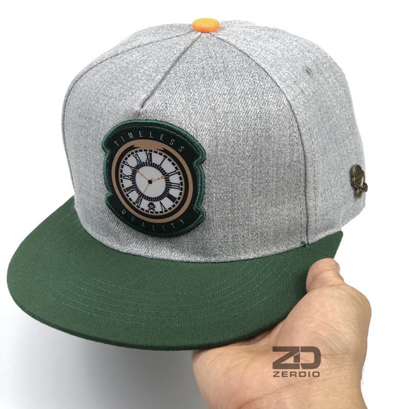 Mũ lưỡi trai nam nữ hiphop, nón snapback Quality màu xám phong cách cá tính