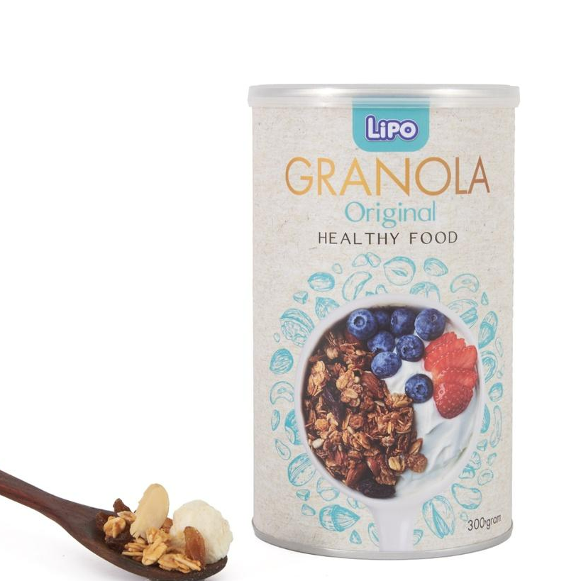 Ngũ cốc dinh dưỡng Granola Lipo 300g vị Original