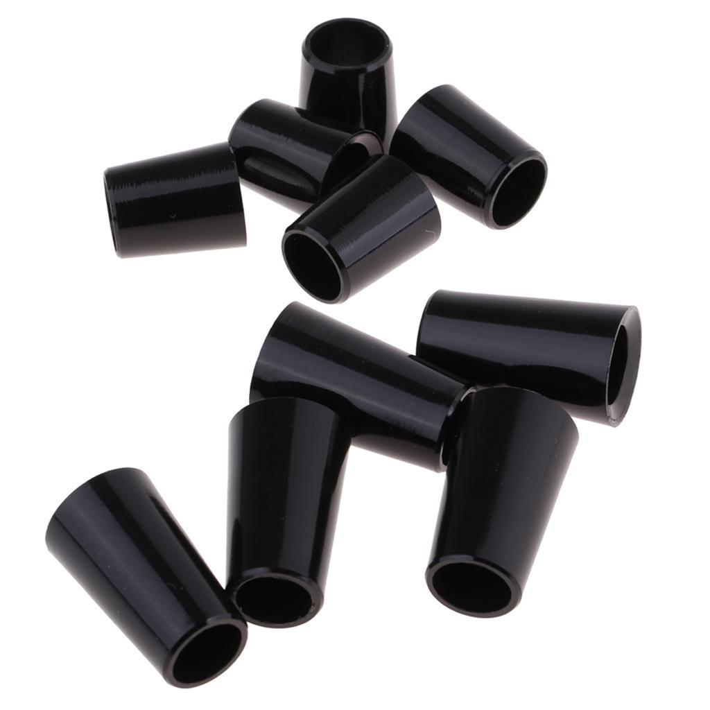10pcs Golf Irons Ferrules Wood Shaft End Caps for 0.370/0.335 Shaft Adapter