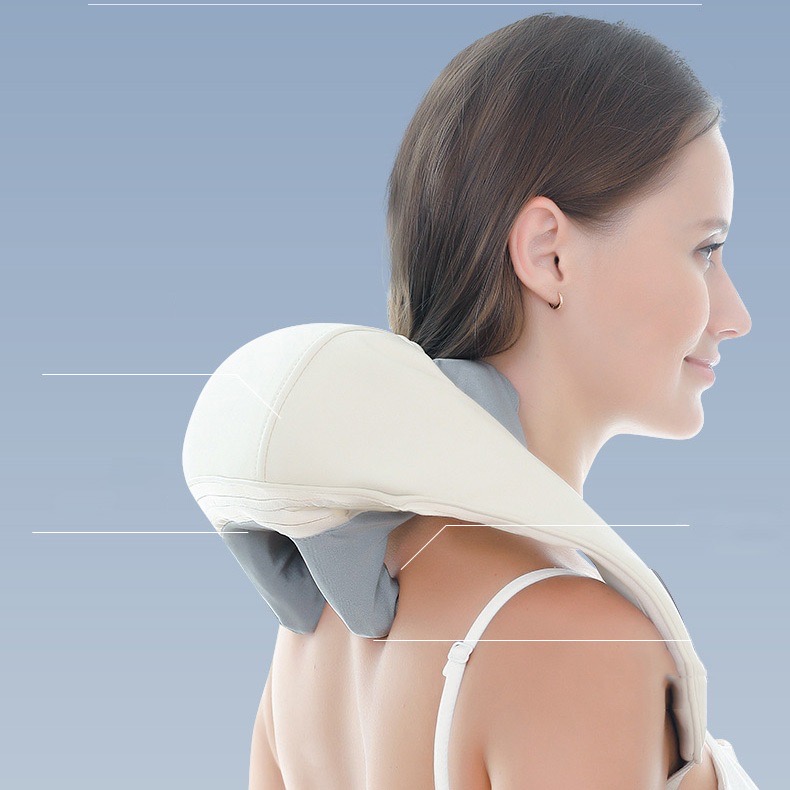 Máy massage cổ vai gáy AUX 6D có 2 chế độ, 2 mức độ, Đai mát xa toàn thân cải thiện sức khỏe tổng thể