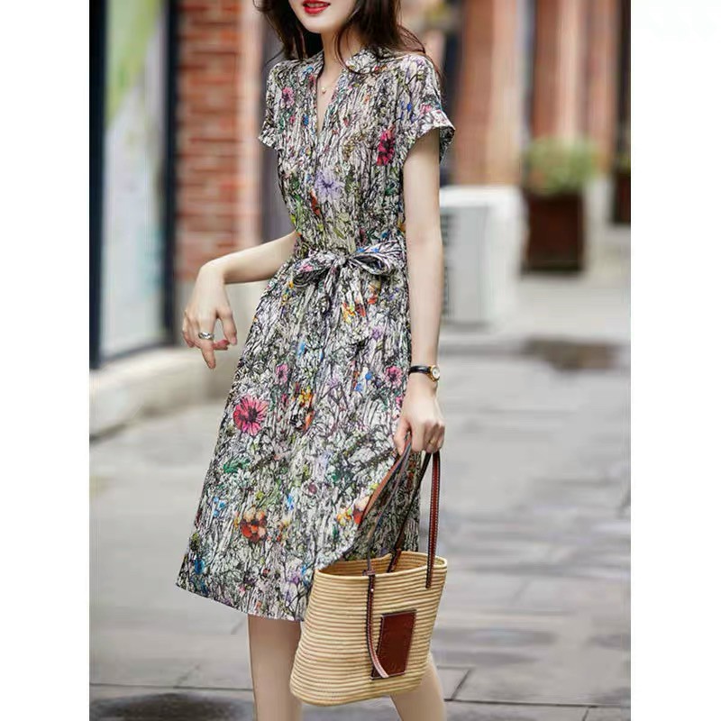 ĐẦM XÒE LỤA HỌA TIẾT SIÊU ĐẸP