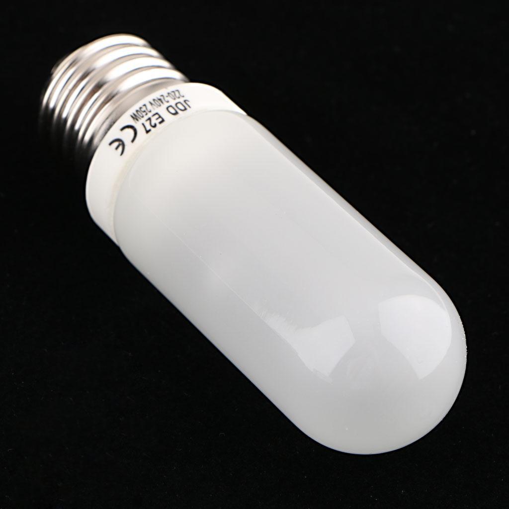 4X Modeling Lamp Tube E27 250w Studio Strobe Bulb Halogen Light Warm White