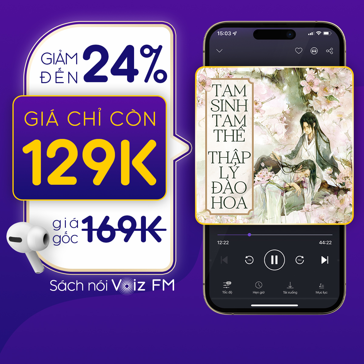 Voiz FM - Voucher nghe Sách Nói