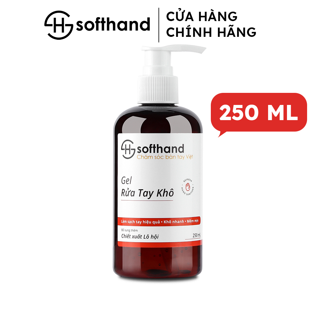 Gel rửa tay khô Softhand 250mL/chai