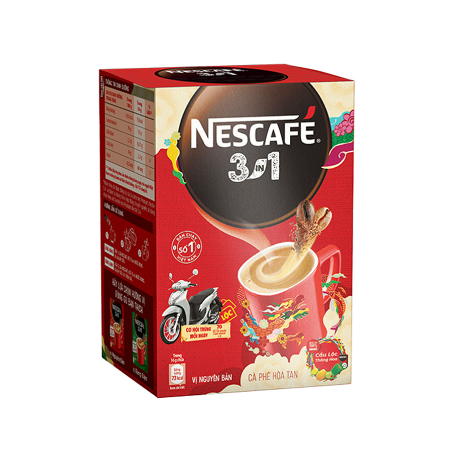 Nescafé 3in1 Vị Nguyên Bản (16g X 20 Gói)