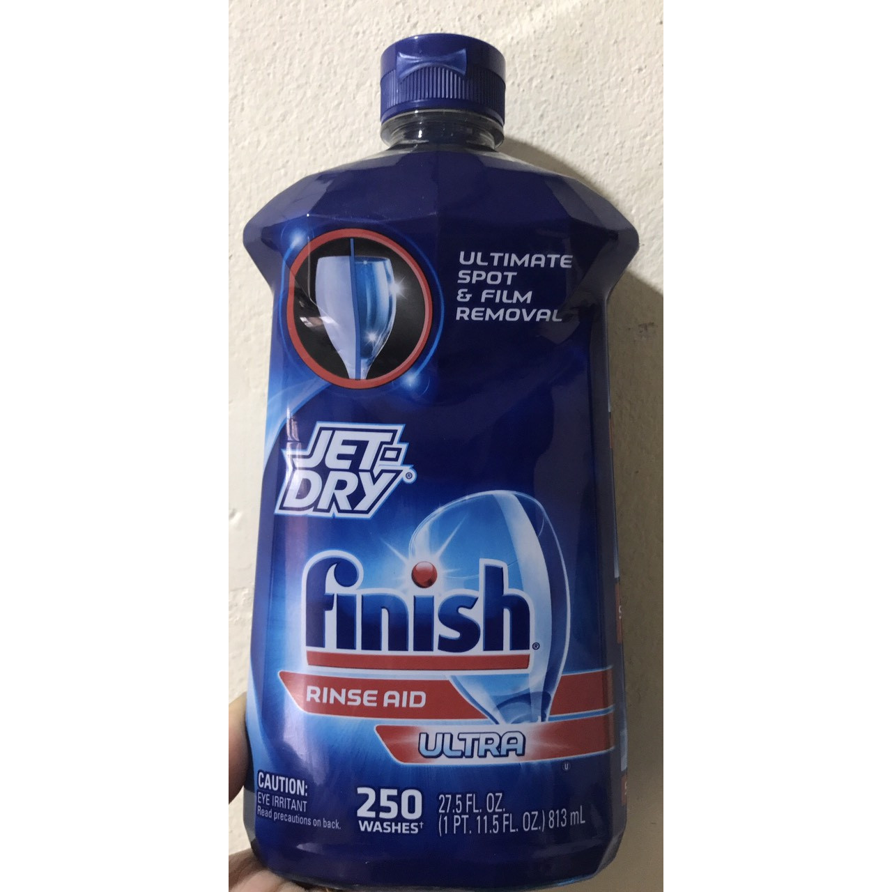 Nước làm bóng finish 813ml dùng cho Máy rửa bát chén