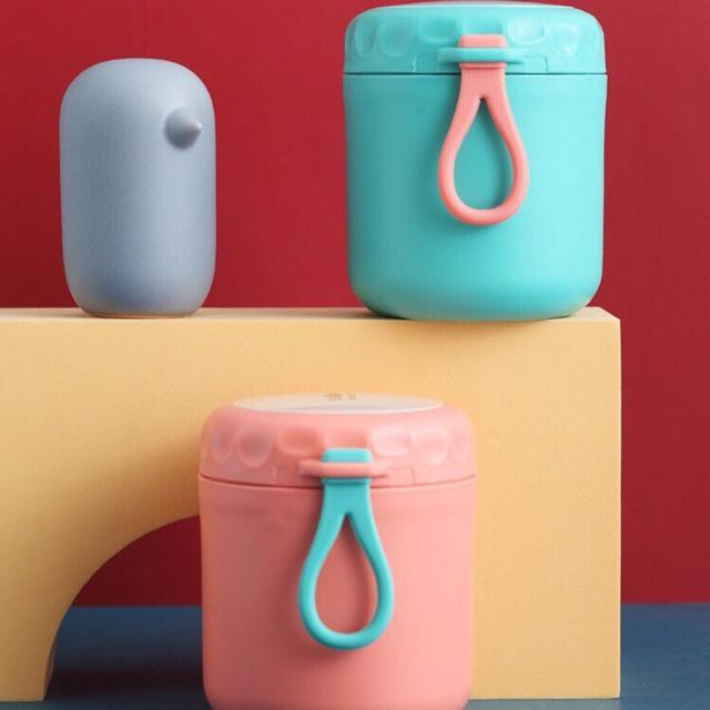 BÌNH Ủ CHÁO THÔNG MINH MINI 2 LỚP TẶNG KÈM THÌA SIÊU ĐẸP