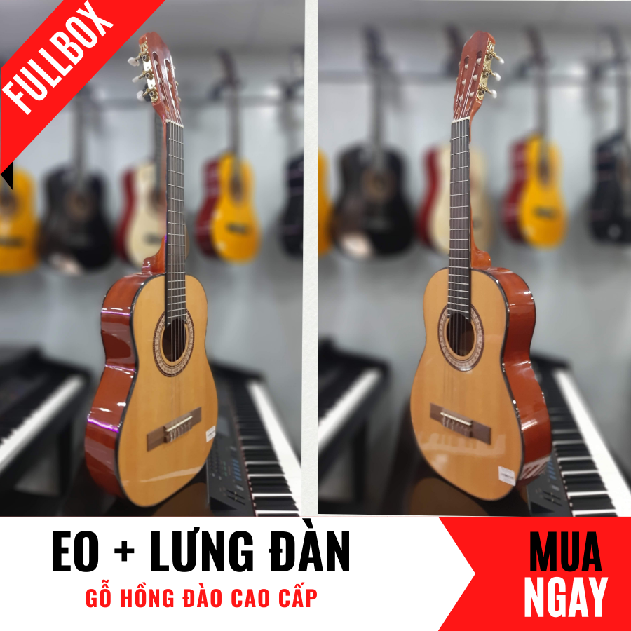 Đàn Guitar Classic C42 Cổ Điển Bằng Gỗ Thông Cao Cấp + Phụ Kiện (Size 1/2)